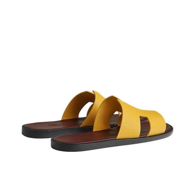 HERMES Izmir Slide Slippers Men's Yellow-3