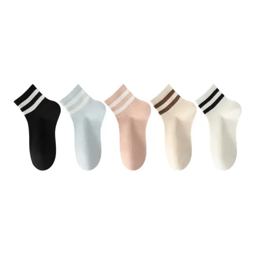 MIIOW Mid-Calf Socks Women's 5 Pack