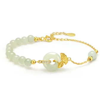 Goran Bracelets Green Jade Women's
