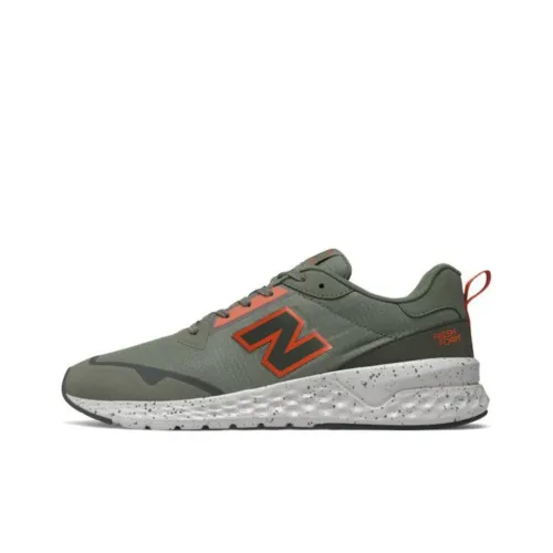 New Balance NB 515 Running Shoes Men Low-Top Green/Orange/White/Black