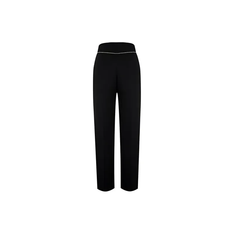 MSGM Embellished Trim Tailored Trousers-1