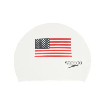 Speedo Swimming Caps Latex Unisex White