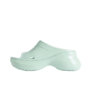 Balenciaga Slide Slippers 5cm Women's Green