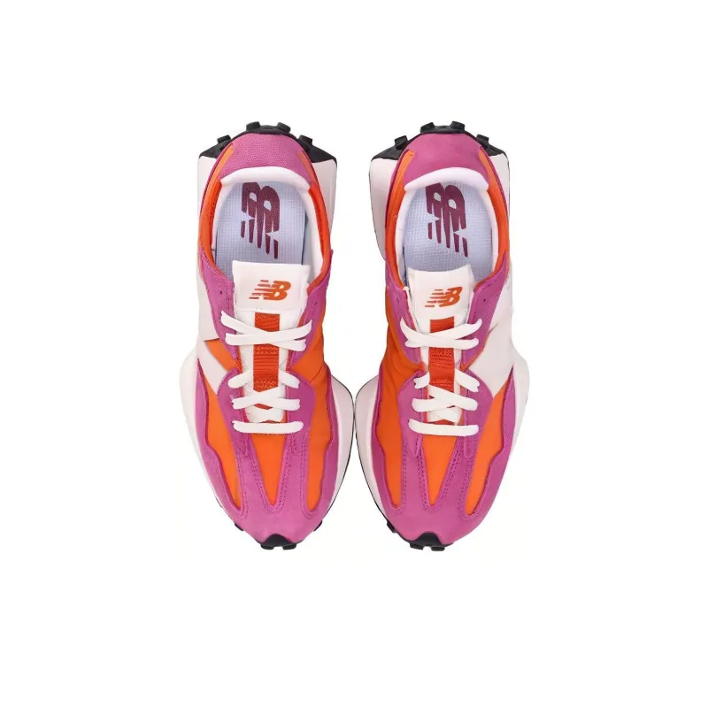 New Balance 327 Red Pink Women's-4