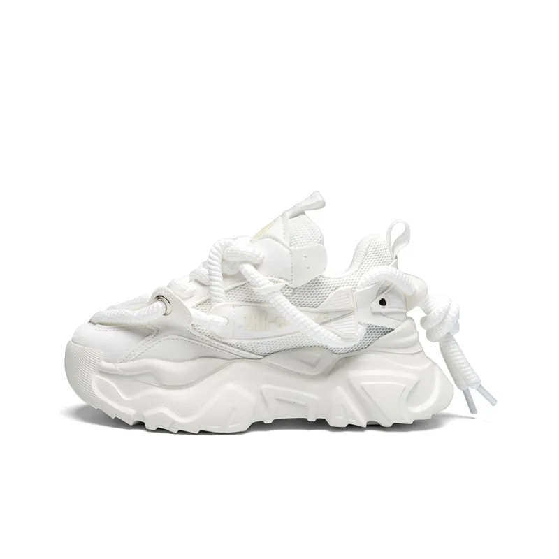 ZHR Flying Fish Model Breathable And Lightweight Low Top Chunky Sneakers Unisex-6
