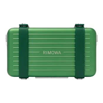 RIMOWA Personal Aluminum-Magnesium Alloy Clutches Shoulder Bag Crossbody Bag Unisex Green
