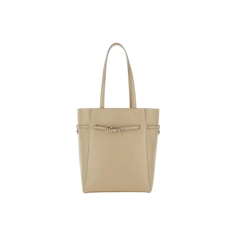 GIVENCHY Cow Leather Tote Bag Shopping Bag Handbag Shoulder Bag Women's Beige-0