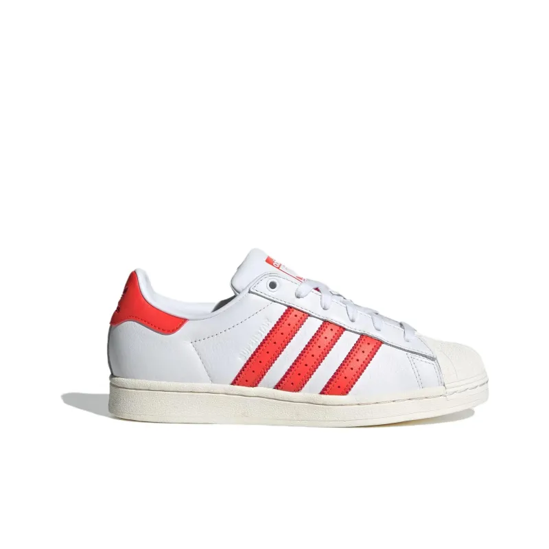 Adidas Originals Superstar Cloud White Bright Red Women's-1