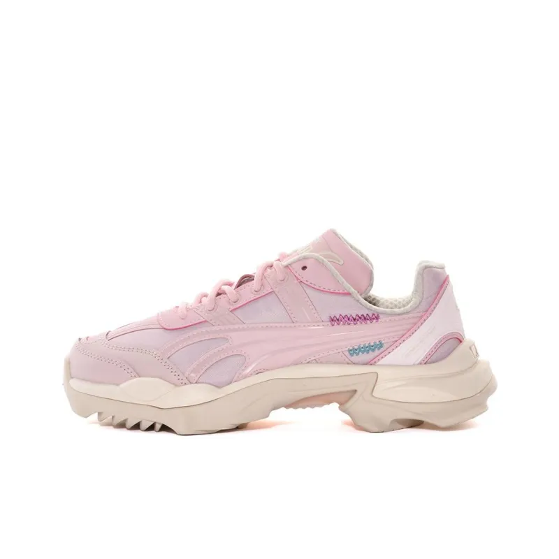 PUMA Nitefo Anti Slip Wear Resistant Mid Top Casual Shoes Unisex Pink-0