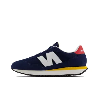 New Balance NB 237 Slip Resistant, Abrasion Resistant, Breathable Low Top Casual Running Shoes Men's Blue White