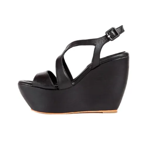 Paloma Barceló Creta Strap Sandals 11cm Women's Black