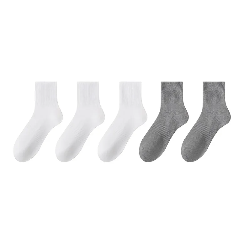 Moremoli Mid Calf Socks Unisex 5 Pack-20