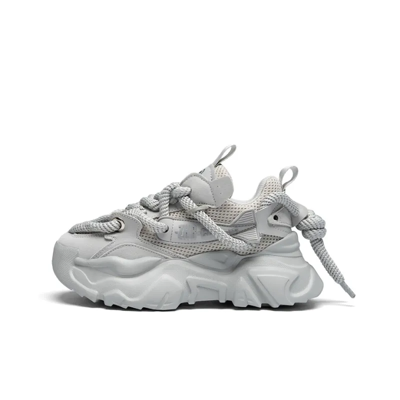 ZHR Flying Fish Model Breathable And Lightweight Low Top Chunky Sneakers Unisex-0