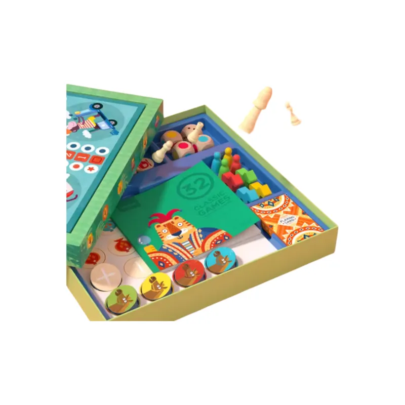 MIDEER Flight Chess Five In A Row Checkers Multifunction Board Games-3