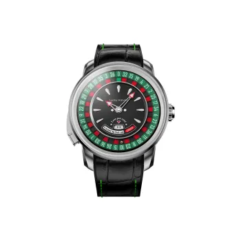 LUCKY HARVEY Player Series Mechanical Movement Rubber Strap Watch Men's Watches Green Dial