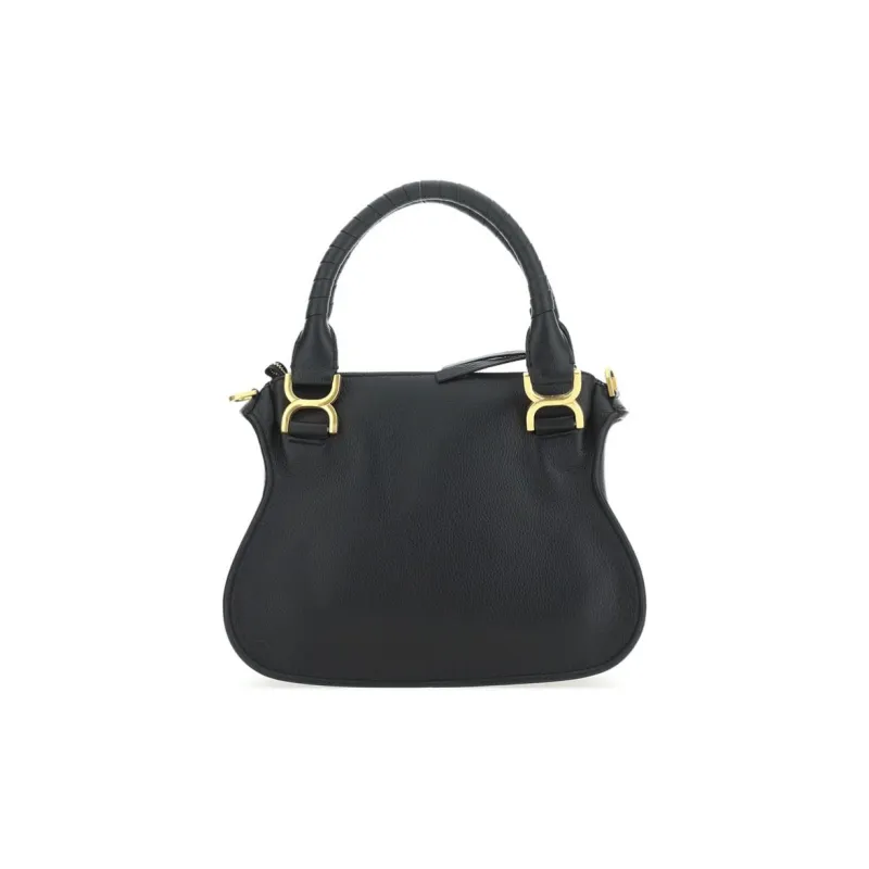 Chloe Cow Leather Clutch Women's Black-4