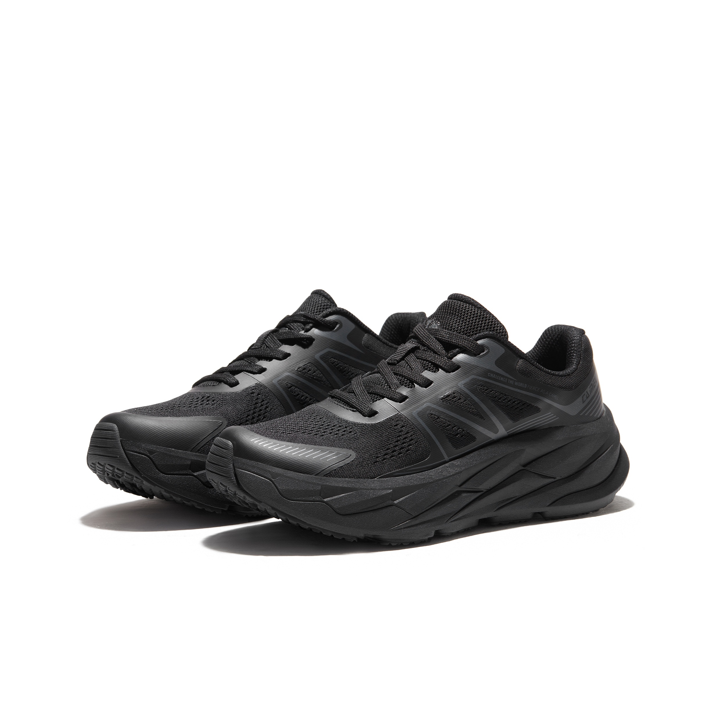 CAMEL Running Shoes Men Low-Top Black EU 43 - POIZON