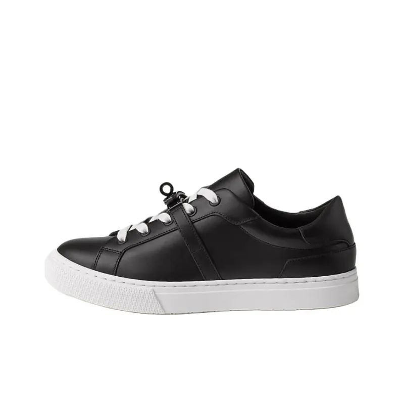 HERMES Day Low Top Skateboard Shoes Women's Black-0