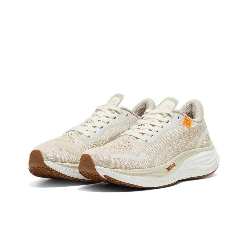PUMA Velocity Nitro 'Vapor Grey Neon Citrus' Women's-2