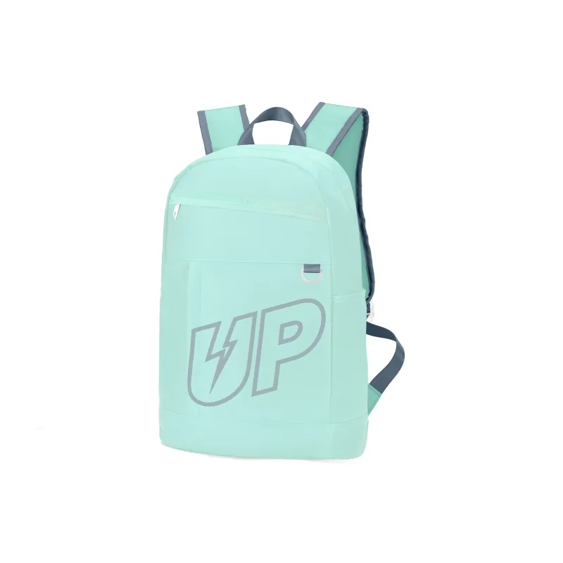 TURN UP Polyester Backpack Regular Unisex Light Blue-1