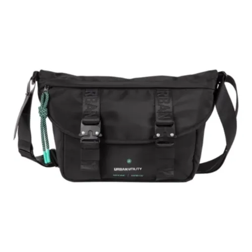 361° Fabric Shoulder Bag Crossbody Bag Regular Unisex Black/Ecru