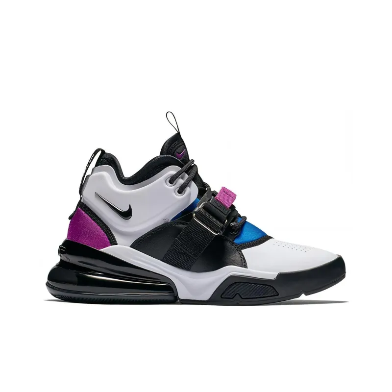 Nike Air Force 270 White Black Lyon Blue GS-1