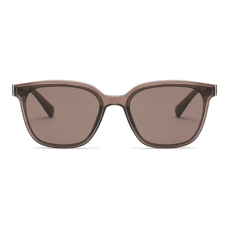 Prsr Plate And Metal Round Sunglasses Unisex-4