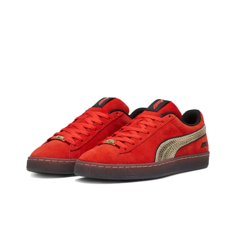 PUMA X Formula 1 Shanghai Gp Suede 'Pop Red Gold'-2