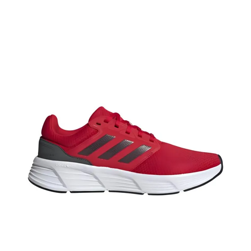Adidas Galaxy 6 Anti-Slip Wear-Resistant Low-Top Running Shoes Men's Red-1