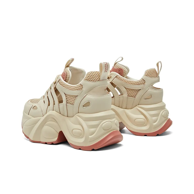SANTA BARBARA POLO & RACQUET CLUB Cushioning Height Increasing Low-Top Chunky Sneakers Women's-16