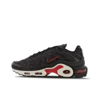 Nike Air Max Plus Premium Black Red Leopard Women's