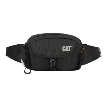 CAT Polyester Sling Bag Fanny Pack Medium Size Unisex Black/Blue