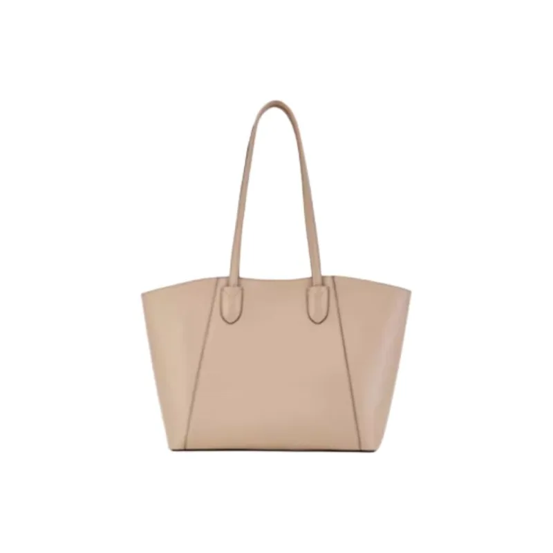 Hush Puppies Cow Split Leather Tote Bag Shopping Bag Shoulder Bag Handbag Large Size Women's Brown/Apricot/Black-9