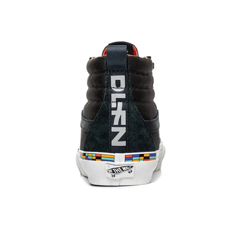 Vans SK8 Skateboard Shoes Unisex High Top Black/White-5