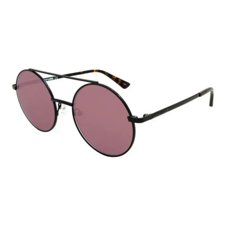McQ Alexander McQueen Plate And Metal Aviator Sunglasses Women's Black-0