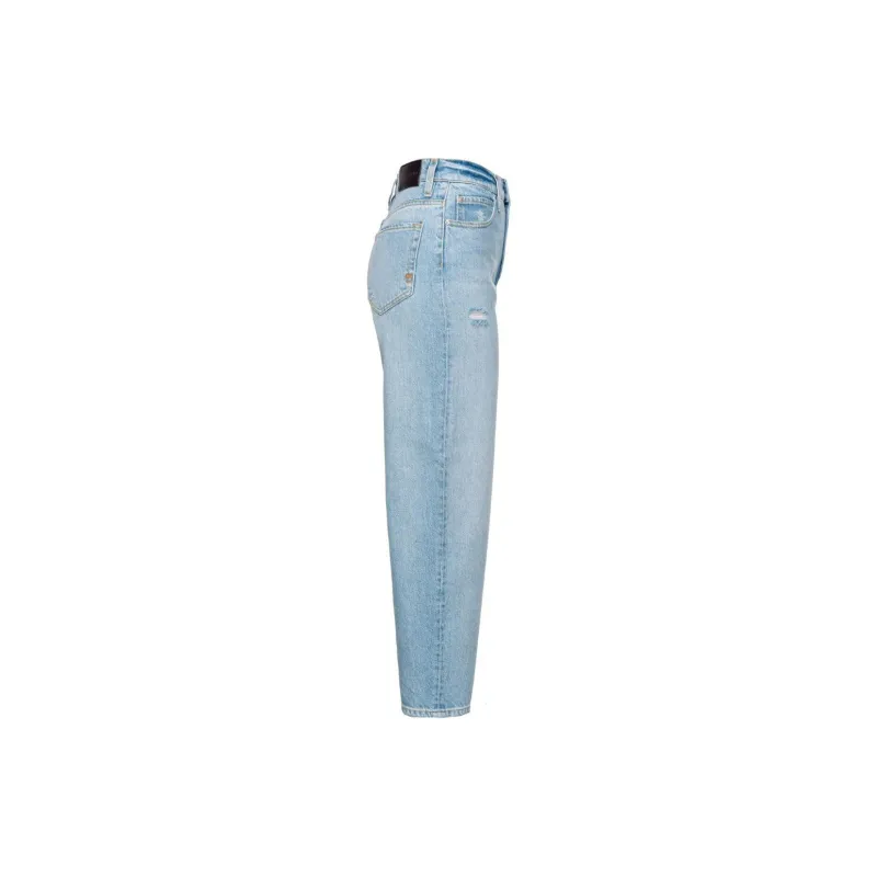 PINKO Estelle Egg Ripped Straight-Leg Jeans-2
