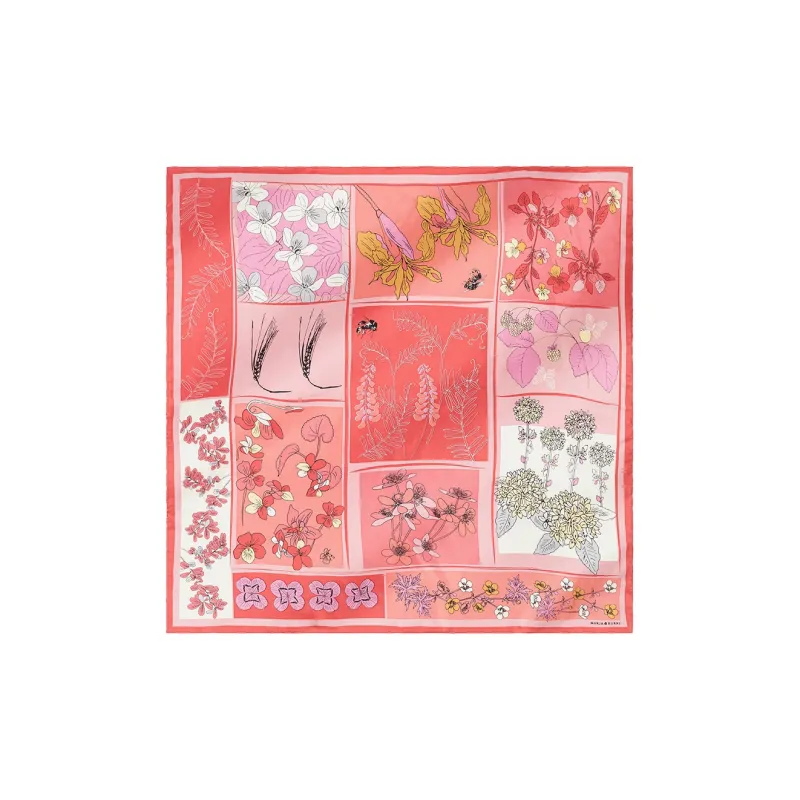 MARJAKURKI Silk Scarves Women's-2