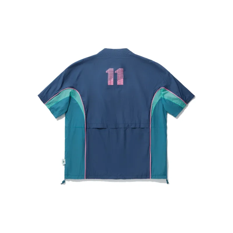 LiNing T-Shirt Unisex Dark Prussian Blue Copper Green-1