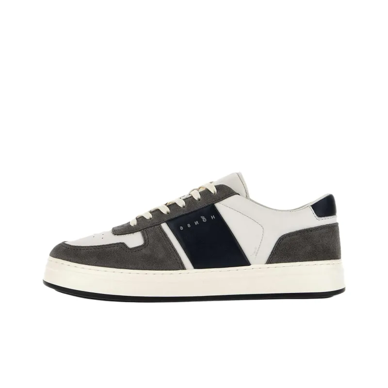 HOGAN H668 Logo Printed Lace Up Sneakers-0