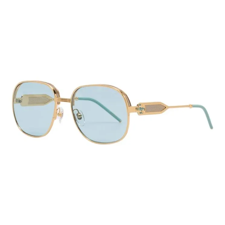 CASABLANCA Square Metal Sunglasses With Solid Lens-0