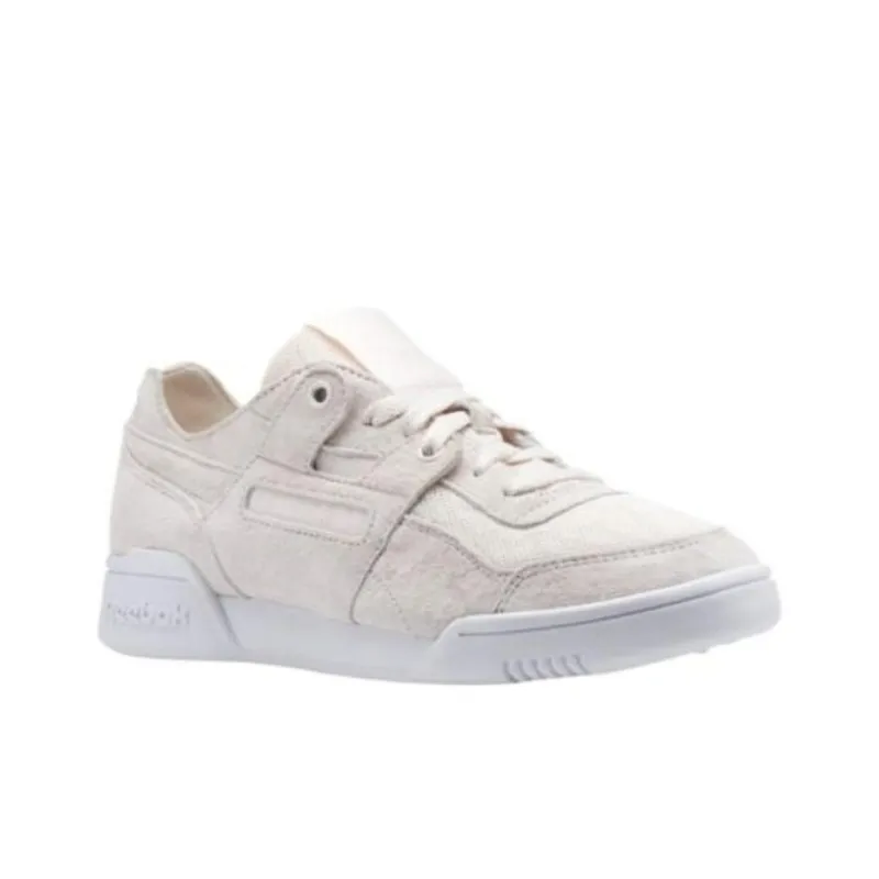 Reebok Workout Lo Plus Anti-Slip Wear-Resistant Low-Top Skateboard Shoes Women's Milk Tea Brown-1