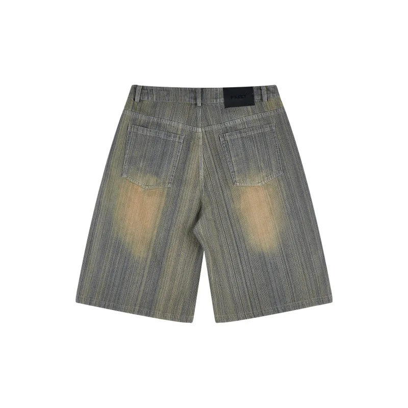 PASET SS24 Denim Shorts Unisex Blue-1