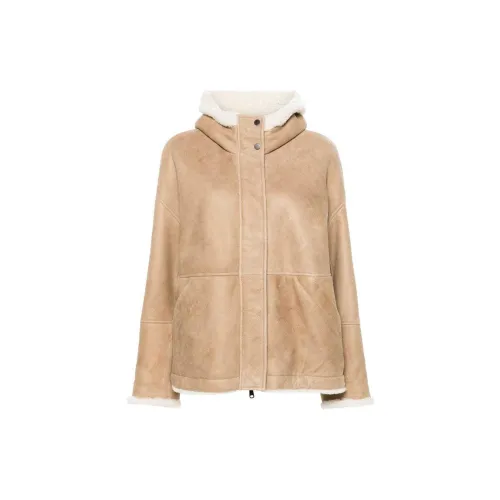 Brunello Cucinelli Jackets Women's Sandy Beige