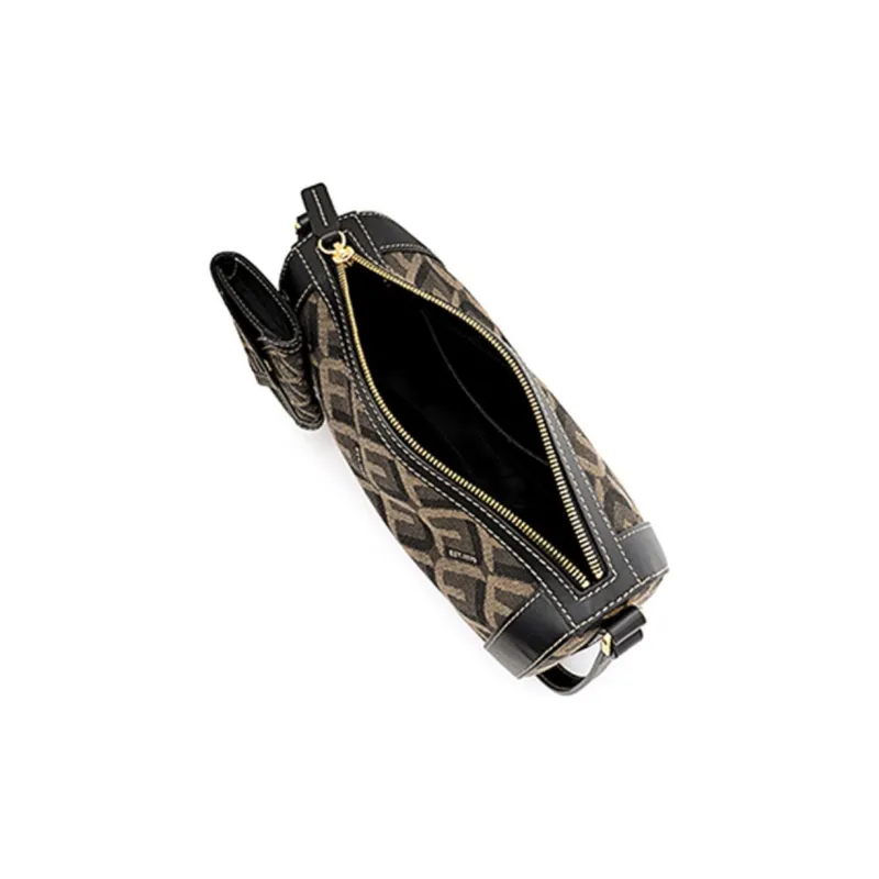FION Shoulder Bags Coffee/Black-4