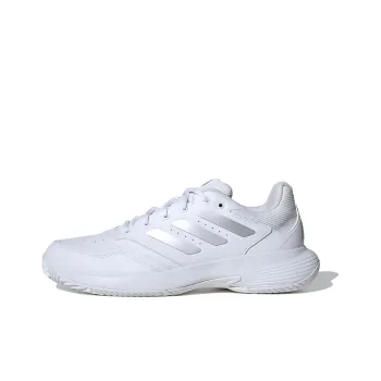 Adidas GameCourt Anti-Slip Wear-Resistant Low-Top Tennis Shoes Unisex White
