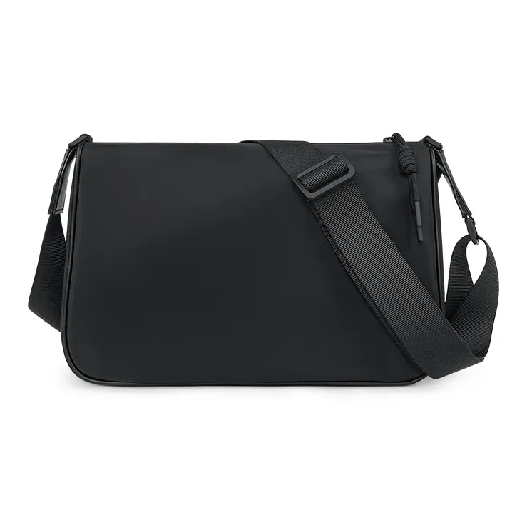 GUDI PVC Saddle Bag Crossbody Bag Regular Unisex Black-1