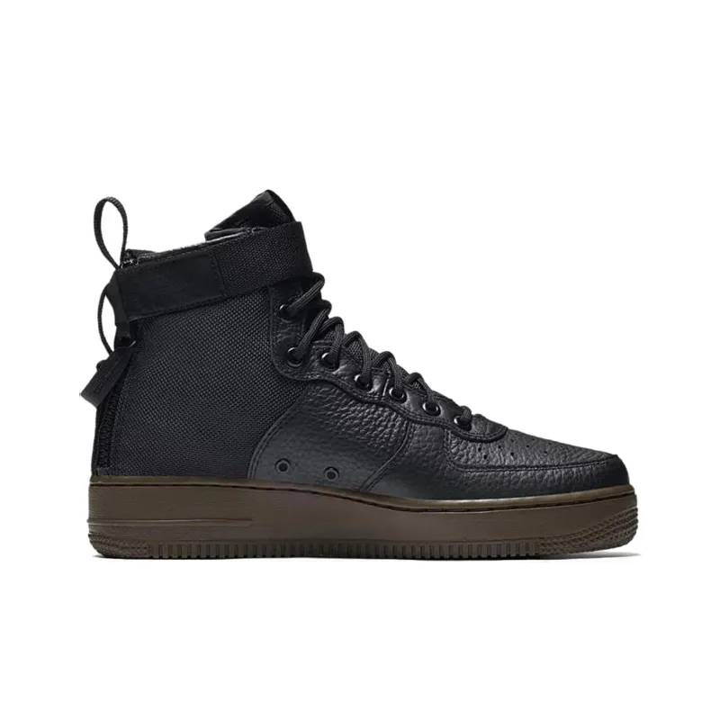 Nike Sf Air Force 1 Mid Black Dark Hazel Women's-1