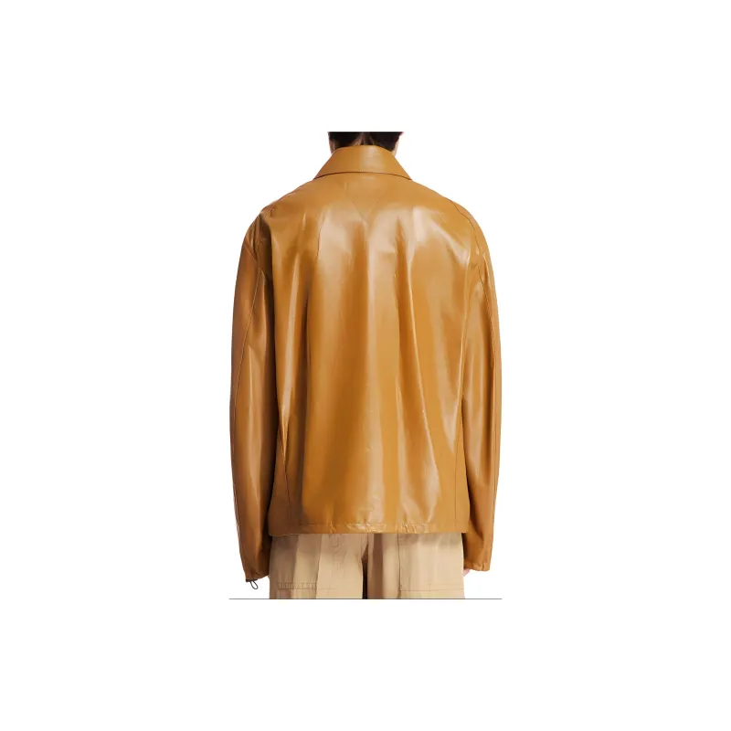 Bottega Veneta Jackets Coats Men's Beige-1