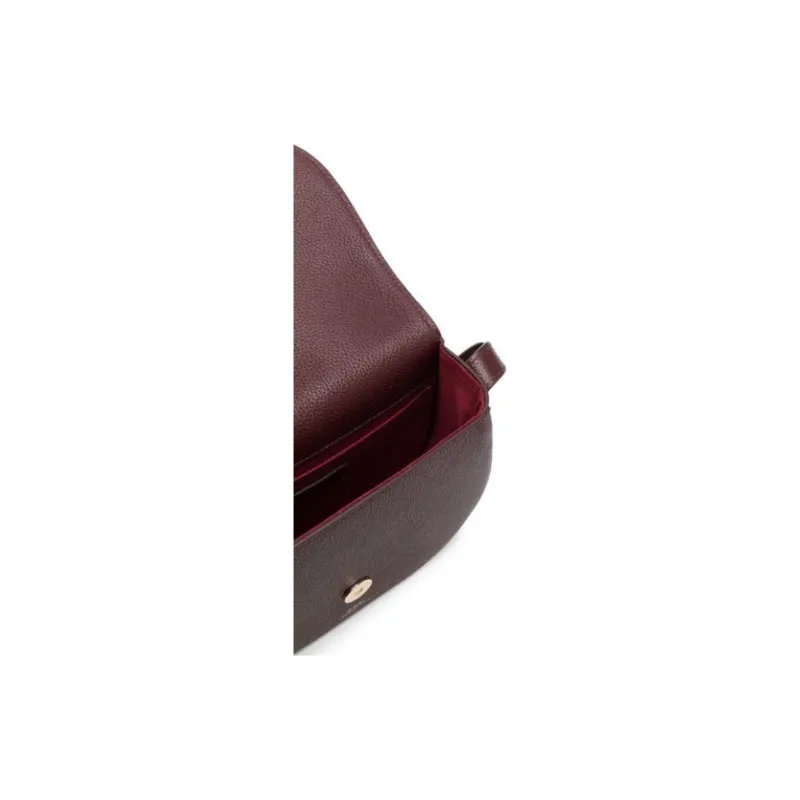 A.P.C Cow Leather Crossbody Bag Shoulder Bag Women's Burgundy-2
