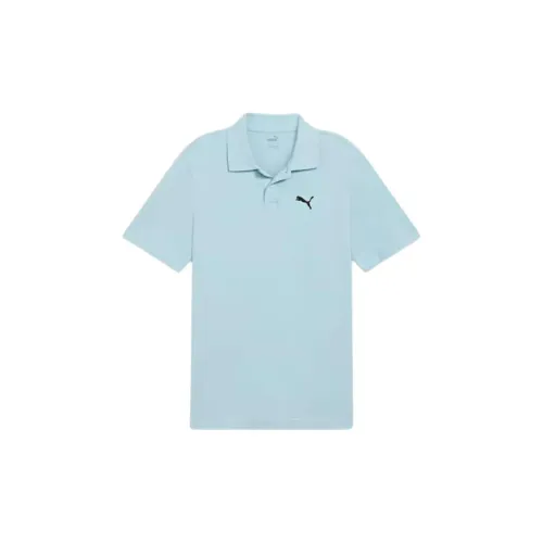 PUMA Polo Shirts Men Turquoise Surfing Blue